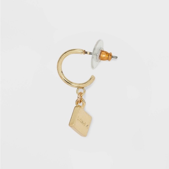 SUGARFIX by BaubleBar Dear Santa Clause Earring Set of 3 Milk Cookies North Pole - Picture 2 of 5